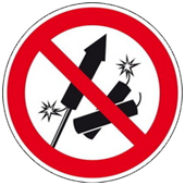 REMEMBER NO FIREWORKS ARE ALLOWED!!